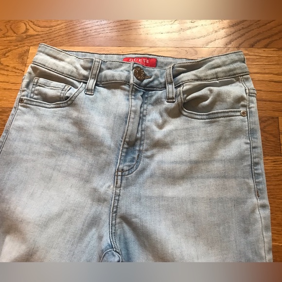 Guess distressed High Rise skinny jeans size 27 - Picture 10 of 14